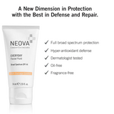 Neova Everyday Facial Fluid DNA Repair Enzymes + Antioxidants Broad Spectrum SPF 44