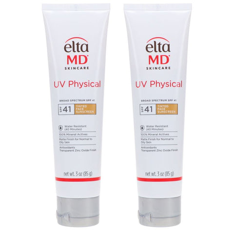 EltaMD UV e=Exclusive Physical Broad-Spectrum SPF 41 Sunscreen Duo - Tinted (3 oz.)