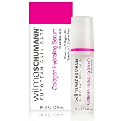 Wilma Schumann Collagen Hydrating Serum - Pure and Natural Facial Moisturizer, Helps Promote New Collagen in All Skin Types 1oz/30ml